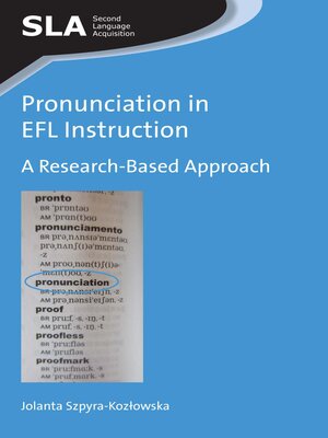 cover image of Pronunciation in EFL Instruction